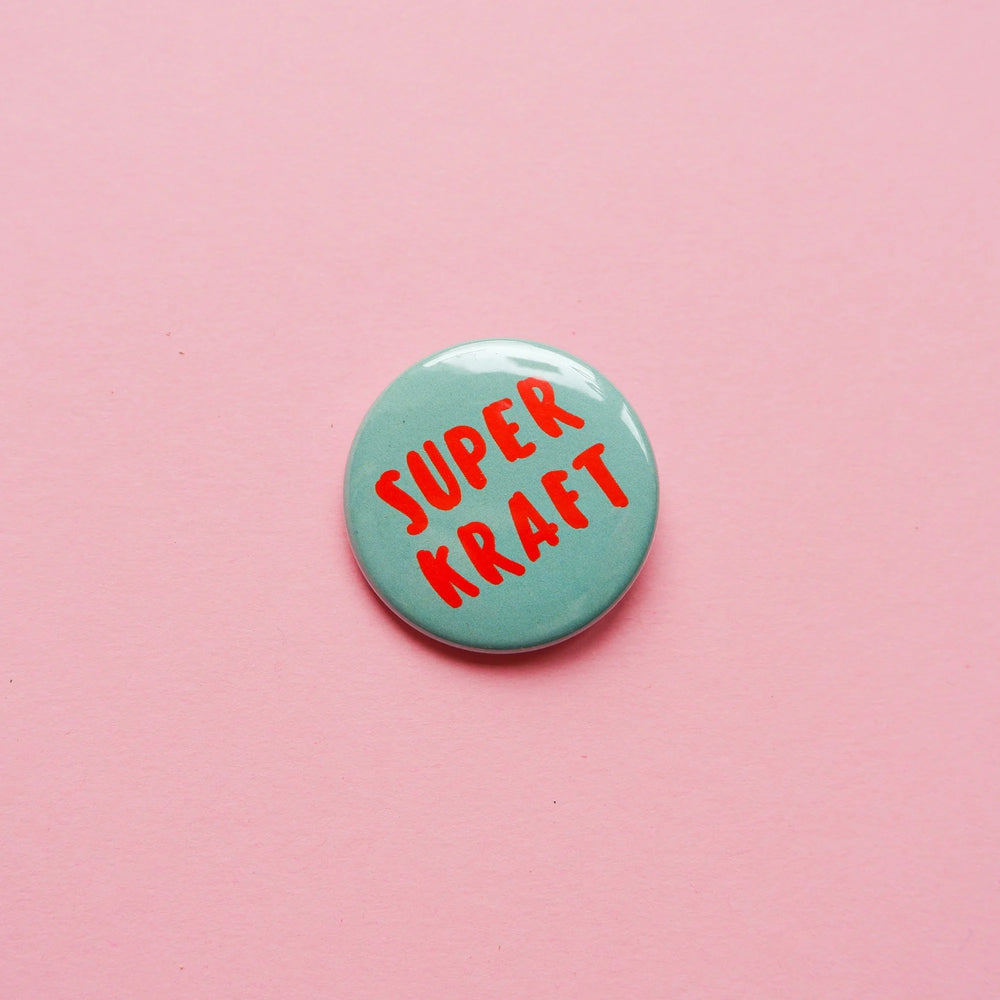 Button "Superkraft" mint | FRAMBOISEundKETCHUP