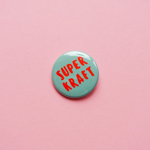 Button "Superkraft" mint | FRAMBOISEundKETCHUP