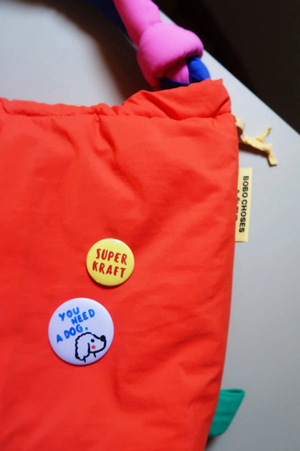 Button "Superkraft" gelb | FRAMBOISEundKETCHUP