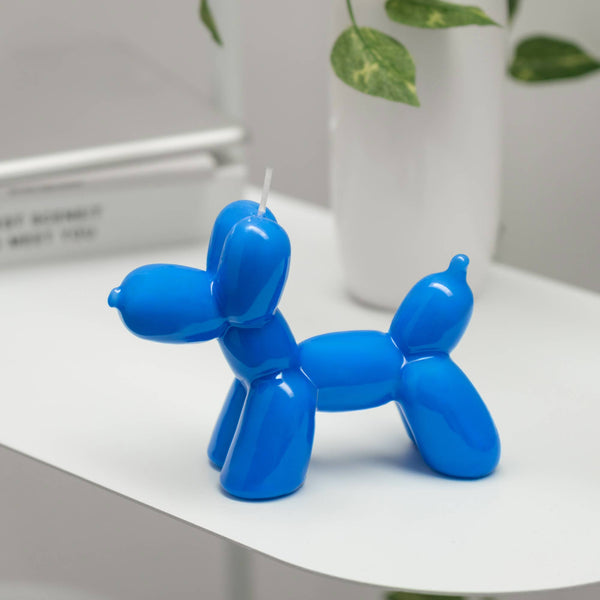 Ballon-Hund Kerze "Blau" |  Helio Ferretti