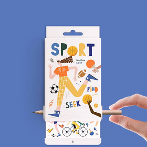 Aktivitäts- und Malbuch – Scrollino Such- und Findespaß SPORT: Englisch