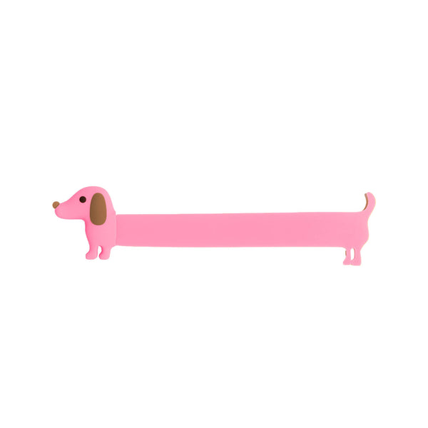 Lesezeichen "pinker Dackel" | Helio Ferretti