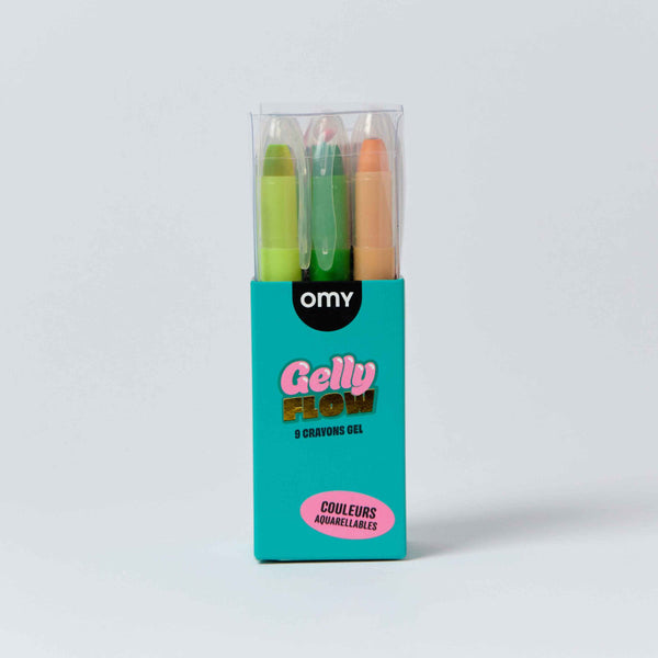 Gelly Flow Gelstifte "9 Farben"  | OMY