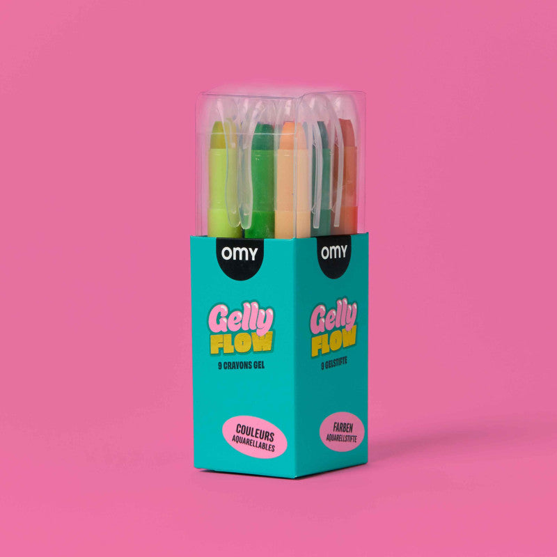 Gelly Flow Gelstifte "9 Farben"  | OMY