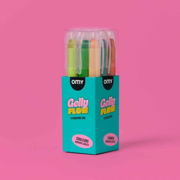 Gelly Flow Gelstifte "9 Farben"  | OMY