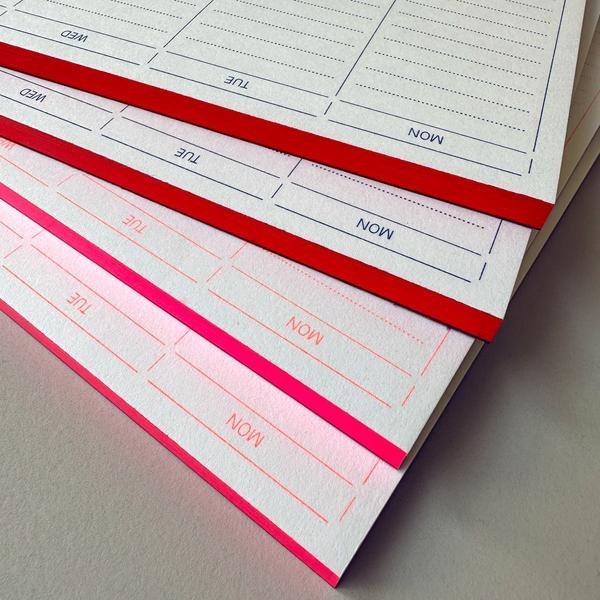 Wochenplaner "neon"