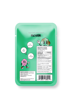 Schokoladen-Minz-Zuckerwatte