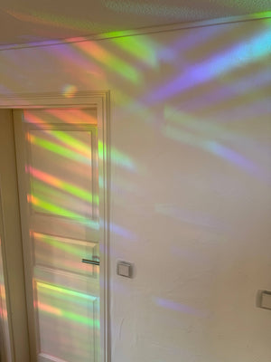 Suncatcher-Fensteraufkleber „Smile“, Prisma-Aufkleber, Regenbogenmacher