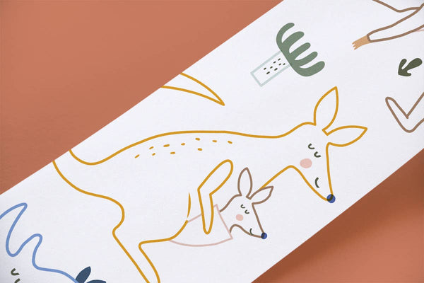 Malbuch mit Zoo-Tieren – Scrollino ZOO Coloring: Englisch
