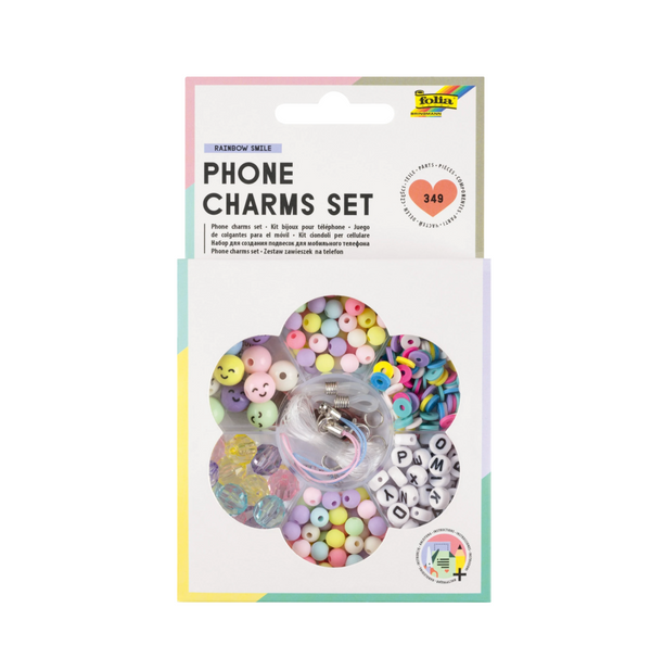 DIY-Set Handykette "Rainbow Smile" | Folia