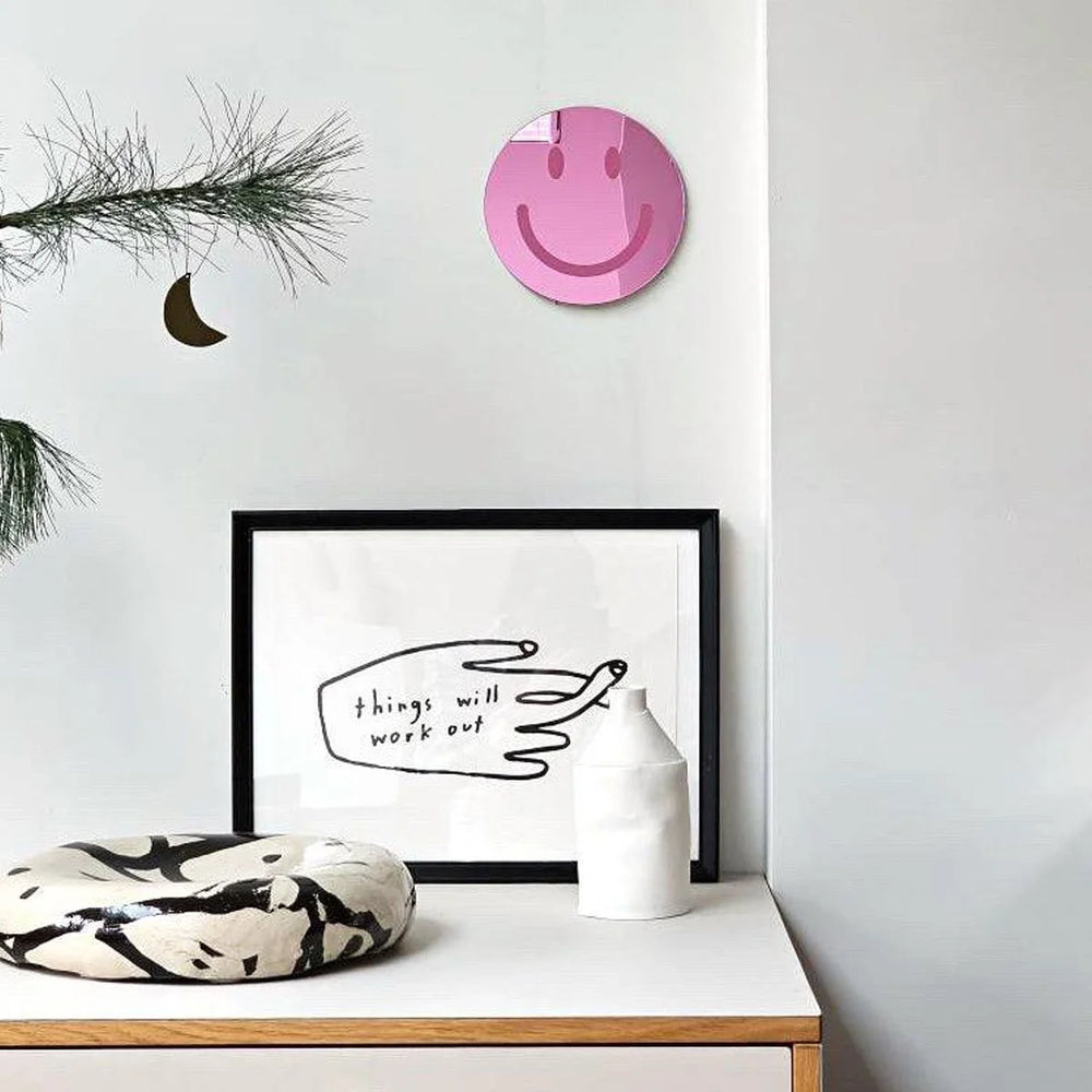 Smiley-Spiegel | 17,5 cm