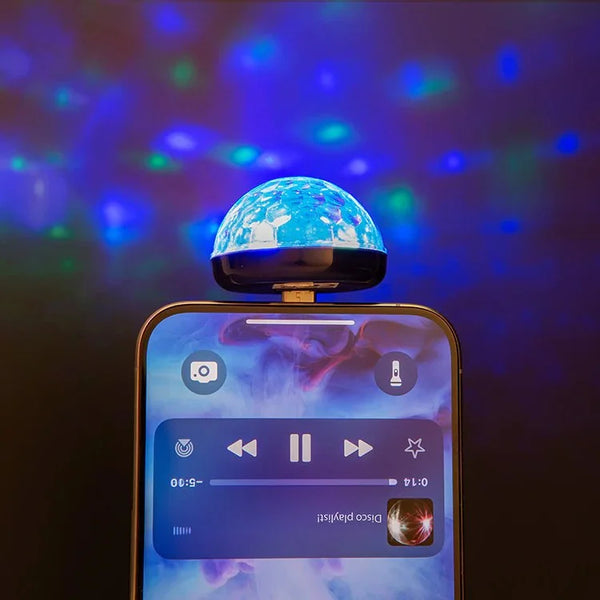 Discokugel für das Smartphone USB-C
