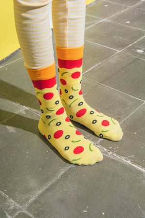 Kindersocken Pizza | Gr. 5 – 10 Jahre