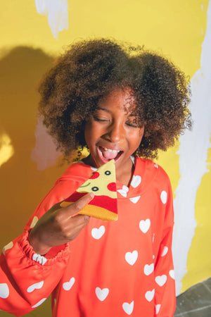 Kindersocken Pizza | Gr. 5 – 10 Jahre