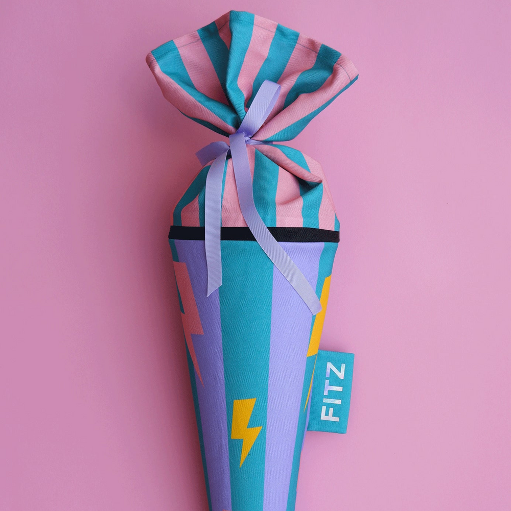 Schultüte aus Stoff  nicenicenice x tinyday  Motiv: Flash