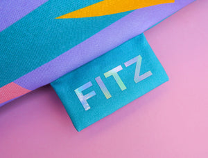 Schultüte aus Stoff mit Motiv Flash zur Einschulung, Designkooperation mit nicenicenice