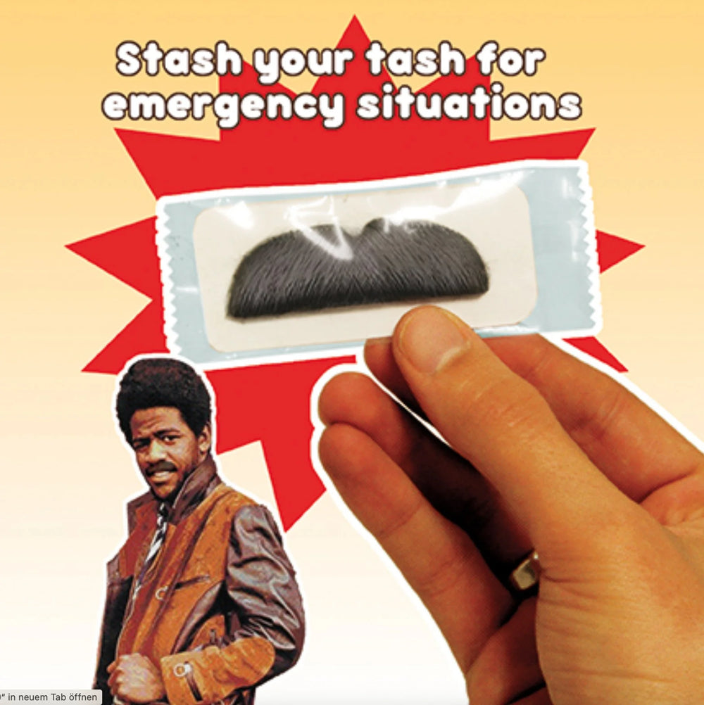 Notfall Schnurrbart-Set | 6 Stück