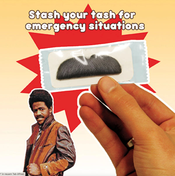 Notfall Schnurrbart-Set | 6 Stück