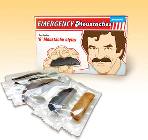 Notfall Schnurrbart-Set | 6 Stück