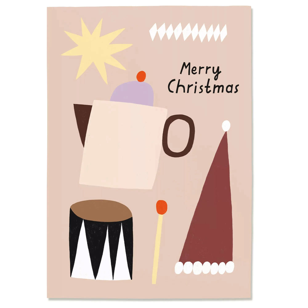 Postkarte „Merry Christmas“