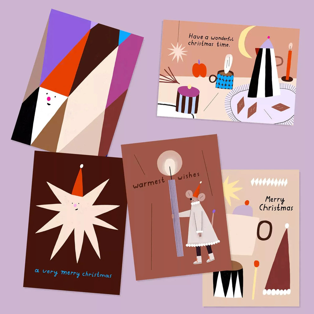 Postkarte „Very Merry Christmas“