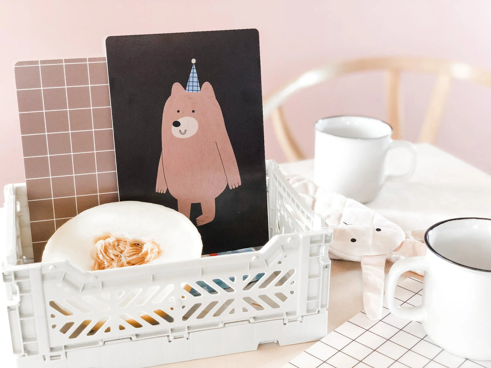 Kleines Schneidebrett  "Bär mit Hut" | nuukk