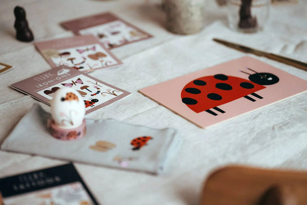Kleines Schneidebrett  "Marienkäfer"