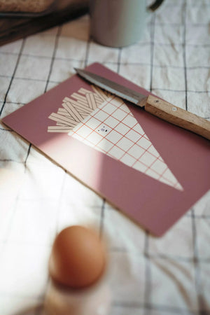 Kleines Schneidebrett  "Pommes"