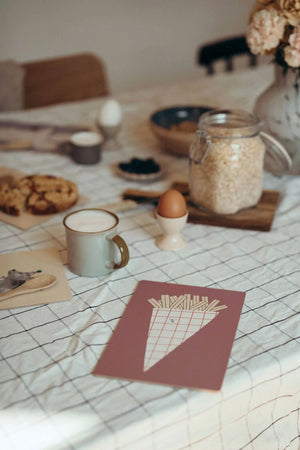 Kleines Schneidebrett  "Pommes"