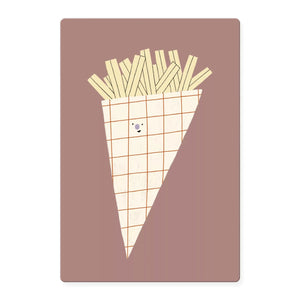 Kleines Schneidebrett  "Pommes"