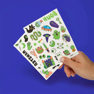 Tattoos "BOO!" 50 STÜCK  | OMY