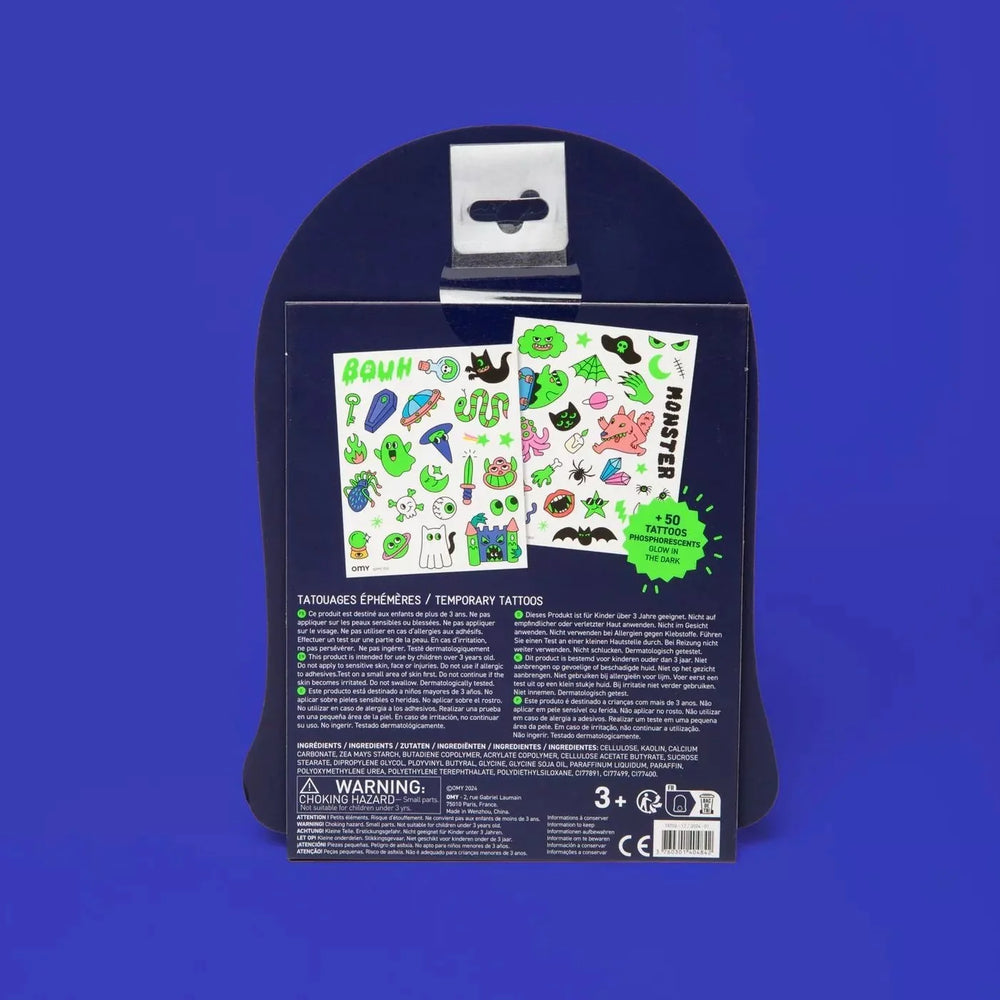 Tattoos "BOO!" 50 STÜCK  | OMY
