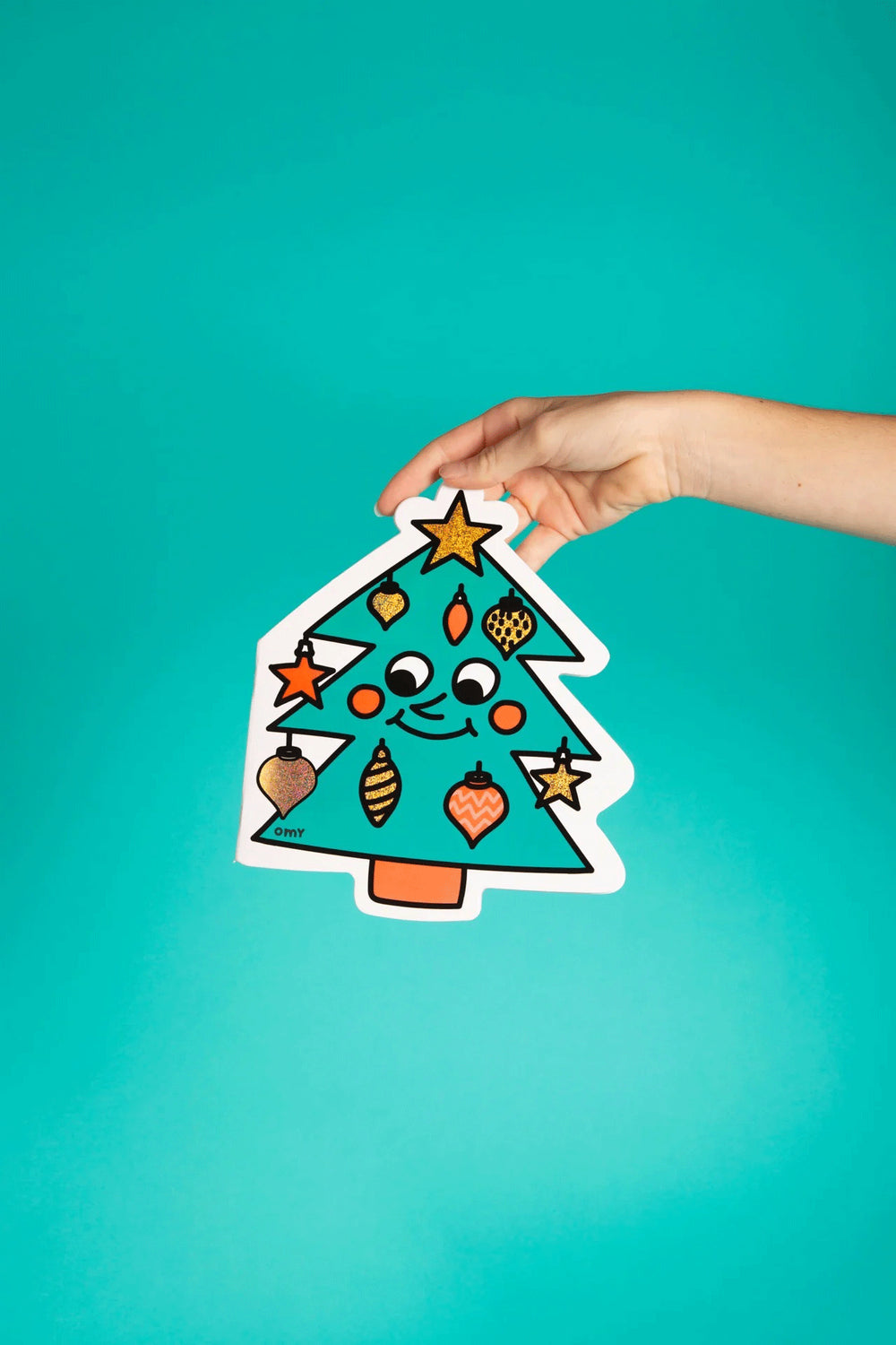Notizbuch + Sticker "Weihnachtsbaum" | OMY