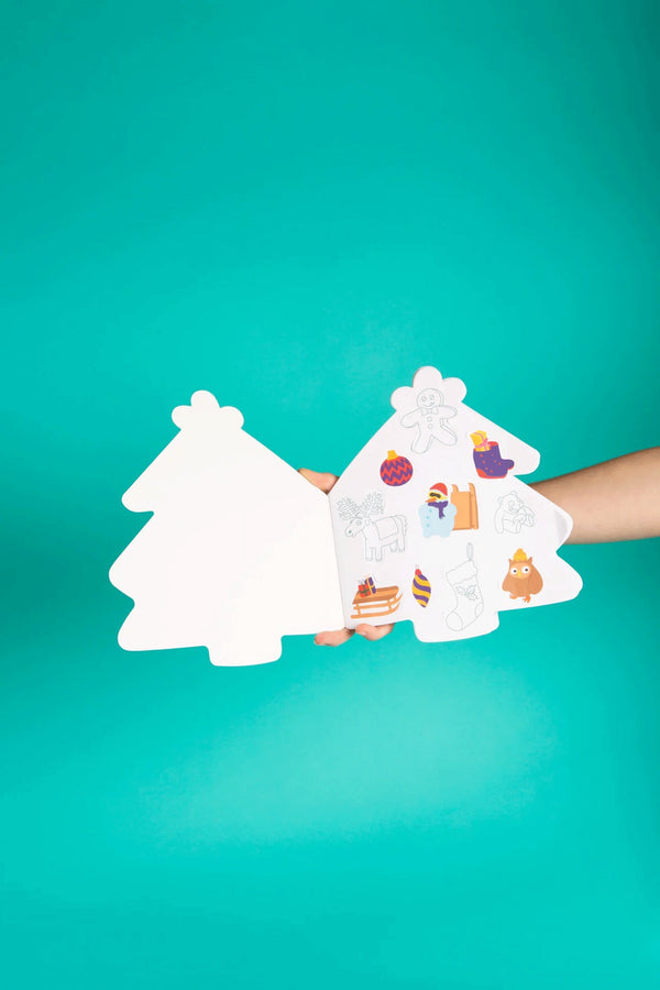 Notizbuch + Sticker "Weihnachtsbaum" | OMY