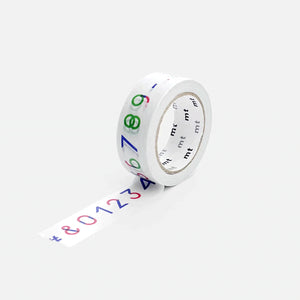 Maskingtape / Washi Tape "Zahlen"