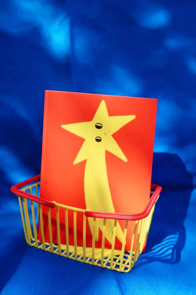 Postkarte "Schweifstern"    | FRAMBOISEundKETCHUP