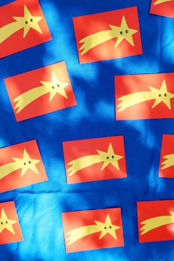 Postkarte "Schweifstern"    | FRAMBOISEundKETCHUP