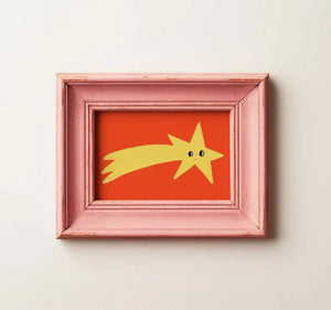 Postkarte "Schweifstern"    | FRAMBOISEundKETCHUP