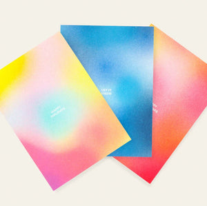 Risographie Postkarte "Happy holidays"