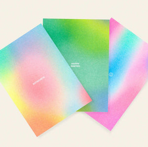 Risographie Postkarte "Gutschein"