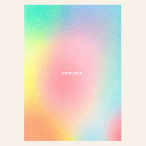 Risographie Postkarte "Gutschein"