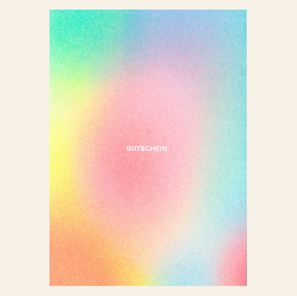 Risographie Postkarte "Gutschein"