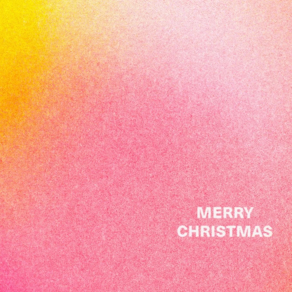 Risographie Postkarte "Merry Christmas"