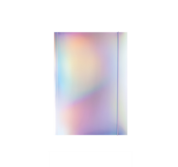 Sammelmappe irisierend "silber" | Folia