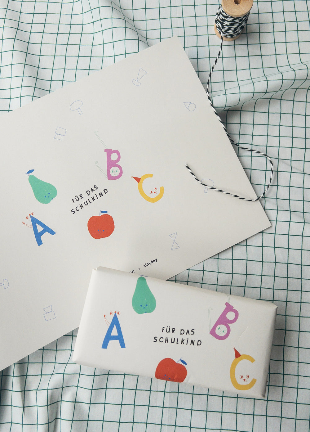ABC zum Vernaschen – Schokoladenverpackung zur Einschulung (Printable PDF)