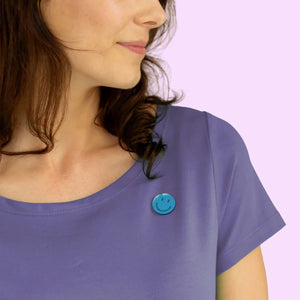 Smiley-Brosche | 2,5 cm