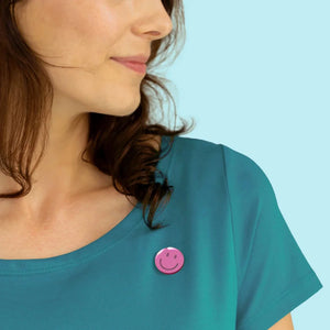 Smiley-Brosche | 2,5 cm