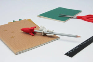 Bleistift + Radierer "Space Walk"