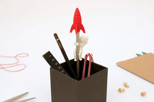 Bleistift + Radierer "Space Walk"