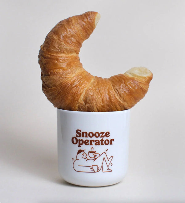Porzellanbecher Snooze Operator – studio ciao